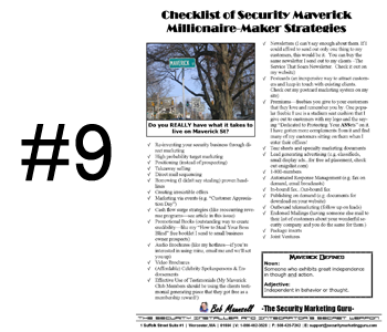 Maverick Millionaire Checklist copy