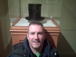 One of Lincoln's stove top hats