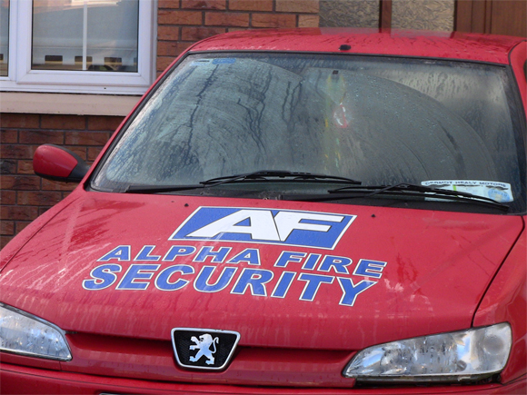 Ireland Security Van Marketing